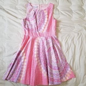 Maggy London Pink Colorful Sundress - Size 14